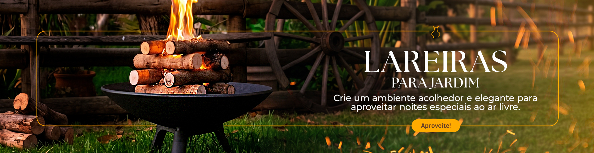 Lareiras para Jardim